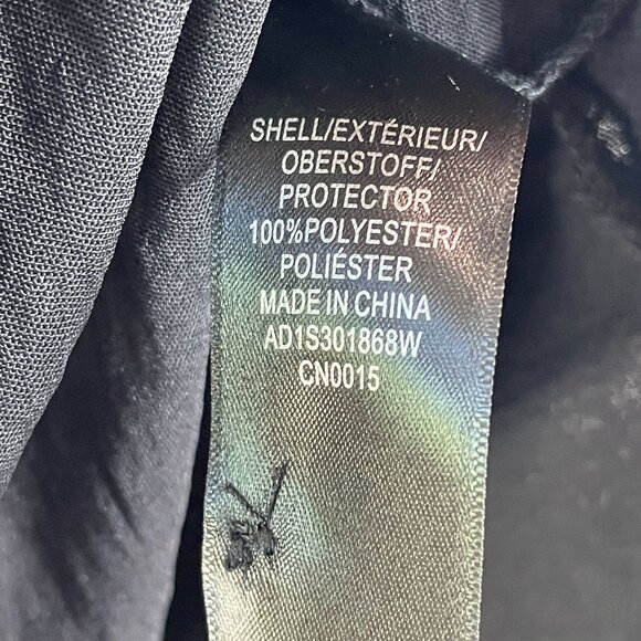 NEW Adrianna Papell Womens Plus 1X Textured Airflow Black V Neck Johnny Blouse - Picture 7 of 12